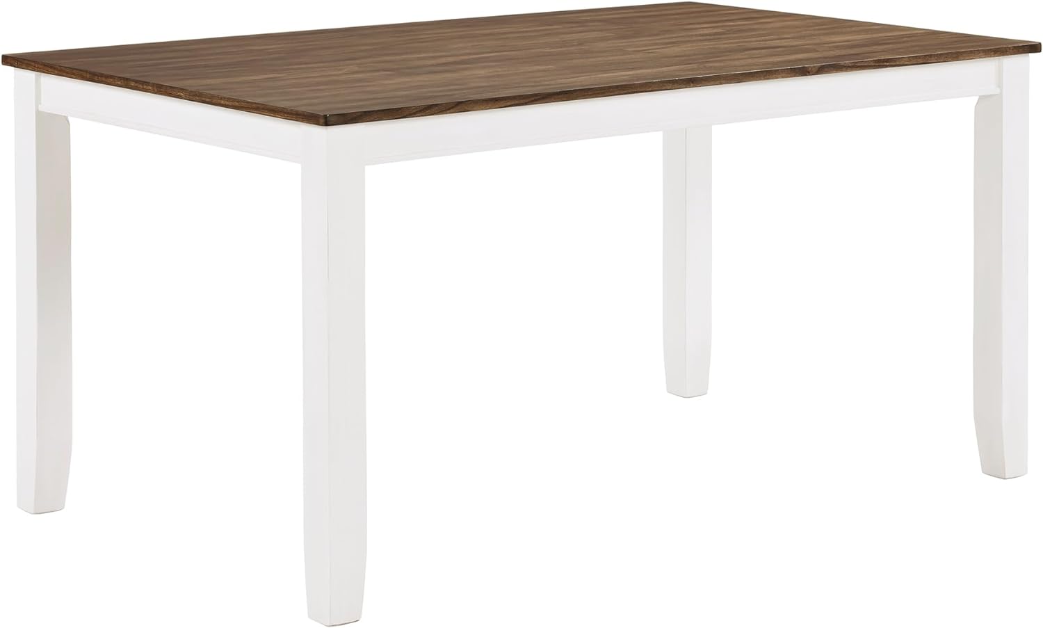 Lexicon Dining Table Set for 6 with Chairs, Wood 7 Piece Farmhouse Dining Room Table and Chairs Set of 6, Cross Back, Easy Assembly Seater for Indoor Home, Dinner, Kitchen, Cherry/White