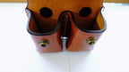 Cal38SPL Speedloader Leather Double Carrier,Case,Pouch for 357 Mag 44 Mag 6,7 Shots,38 Special 6 Shot