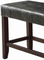 Poundex Wood Based High Bench, Black