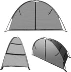 Camping Shoe Rack Organizer with 9 Shelves, Collapsible RV Closet Shelves for Tent, Portable Foldable Clothes Storage Unit, Heavy dutys Oxford Gear Shelf