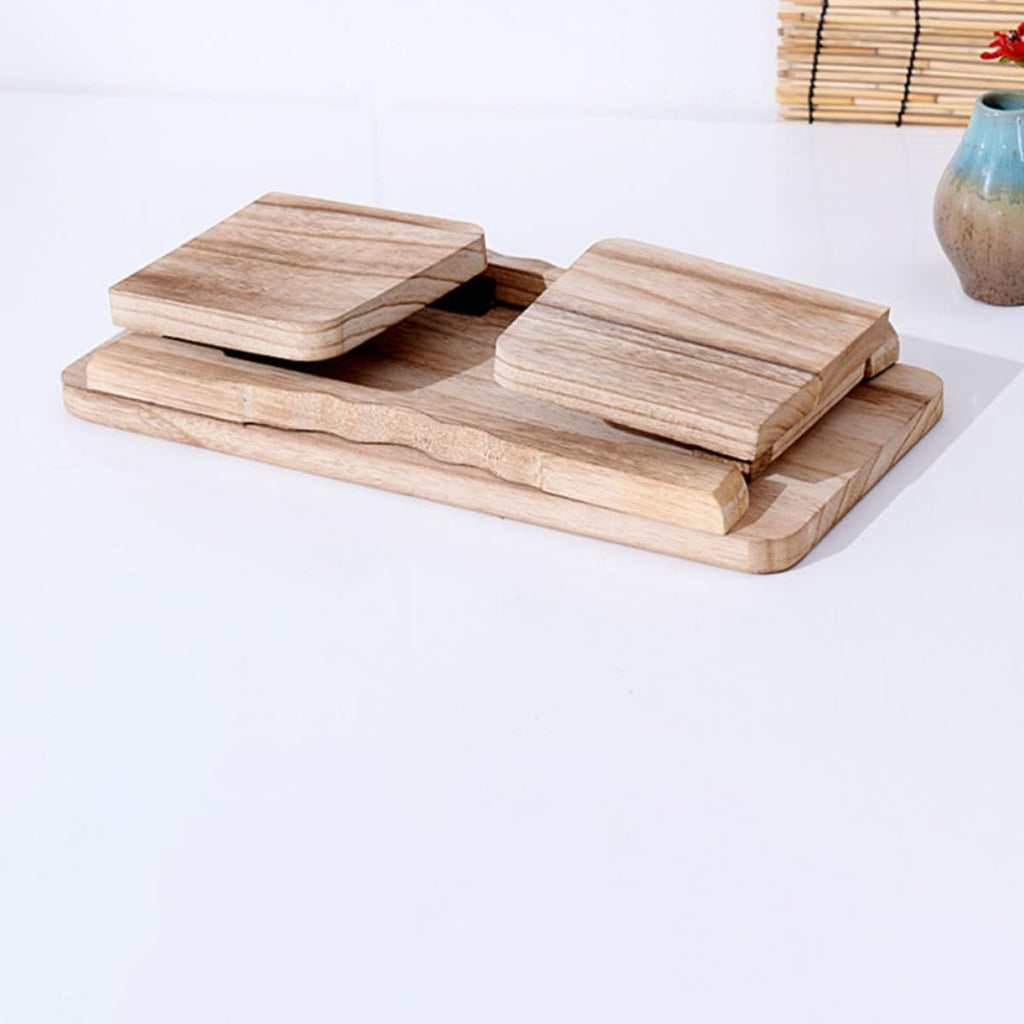 balacoo Portable Zen Wooden Stool Kneeling Seat with Strong Load Capacity for Home and Beach Use, Sturdy Wooden Meditation Chair for Comfortable Posture and Easy Transport