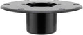 Russell Products MA-1112B Pedestal Table Base, Flush Mount - Black