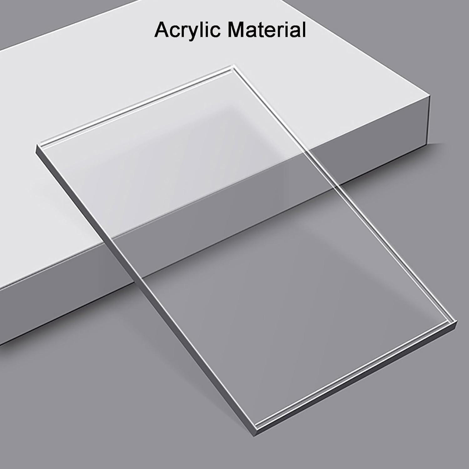 Acrylic C-Shaped End Table for Living Room and Bedroom, Versatile Sofa Side Table, Ideal for Home Decor and Snack Use