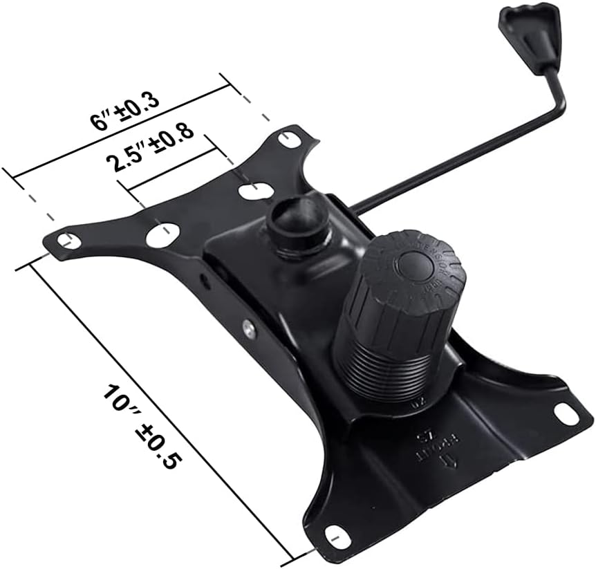 yaaqoo 6'' x 10.2" Heavy Duty Replacement Office Chair Swivel Tilt Control Seat Mechanism