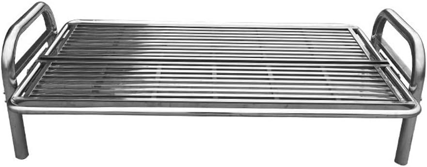 Patio Benches for Outdoors Multifunctional Stainless Steel Sofa Bed Household Folding Dual-Purpose Wrought Iron Leisure Seat Garden Benches for Outdoors