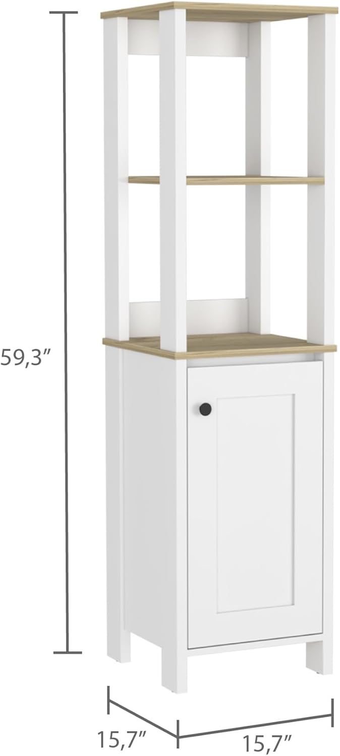 Corner Storage Cabinet with 4-Shelf, Wine Sideboard Pantry Cabinet for Living Room,for Kitchen Home