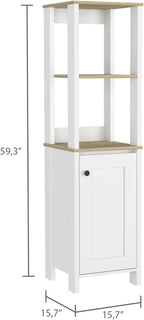 Corner Storage Cabinet with 4-Shelf, Wine Sideboard Pantry Cabinet for Living Room,for Kitchen Home