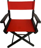 TBACW 1 Set (3pcs) 18''L X 15''W Directors Chair Canvas Replacement Director Chair Replacement Canvas with Round Fiberglass Stick for Directors Chairs Director Chair Covers Replacement Canva (Red)