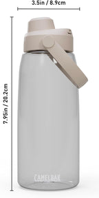 CamelBak Thrive Chug Water Bottle, High Flow Lid Design for Quick Everyday Hydration and Active Use, 32oz, Clear