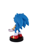 Exquisite Gaming Sonic Controller Holder, Phone Stand & Cable Guys Collectible Figure, 8 inch