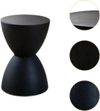 Ottoman Foot Stool Children Chair for Playroom Apartment Bedroom Doorway, Black