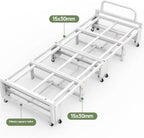 Camping Bed Simple Bed Folding, Single Nap, Home Cooling, Accompanying Marching Folding Bed(Large)