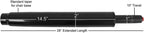 OFFICE LOGIX SHOP Replacement Drafting Stool Gas Lift Cylinder Pneumatic Shock - Full Stool Height -