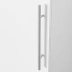 JOYSOURCE Slim Kitchen Pantry 70.3" Tall Storage Cabinet with Adjustable Shelves Narrow Freestanding 6-Tier Pantry Cabinet with Door Shelving for Small Spaces White