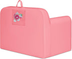 Delta Children Personalized Mix & Match Cozee Kids Chair with Interchangeable Patches, Rainbow