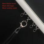 2 Pack 36 Inch Universal Drapery Pull Rod Invisible Clear Curtain Wand for Easier Opening and Back (Acrylic, 36")