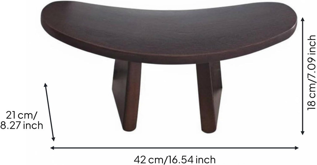 Meditation Bench Wooden Sitting Bench Portable Kneeling Chair Removable Structure Suitable for Mindfulness Exercise Home Practice Outdoor Use, Walnut, S