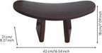 Meditation Bench Wooden Sitting Bench Portable Kneeling Chair Removable Structure Suitable for Mindfulness Exercise Home Practice Outdoor Use, Walnut, S