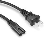 Superer Power Cord Fit for Xbox Series S X, Xbox One X S, Sony PS5 PS4 PS3 PlayStation 5 4 3 Slim, for Samsung LG TCL Sony Apple Insignia Sharp Toshiba Smart TVs, Universal AC Cable Replacement