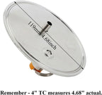 Stainless Steel Triples Clamps End Cap with Ball Post Dry Hoppers Accessories Brewing Equipment Supplies