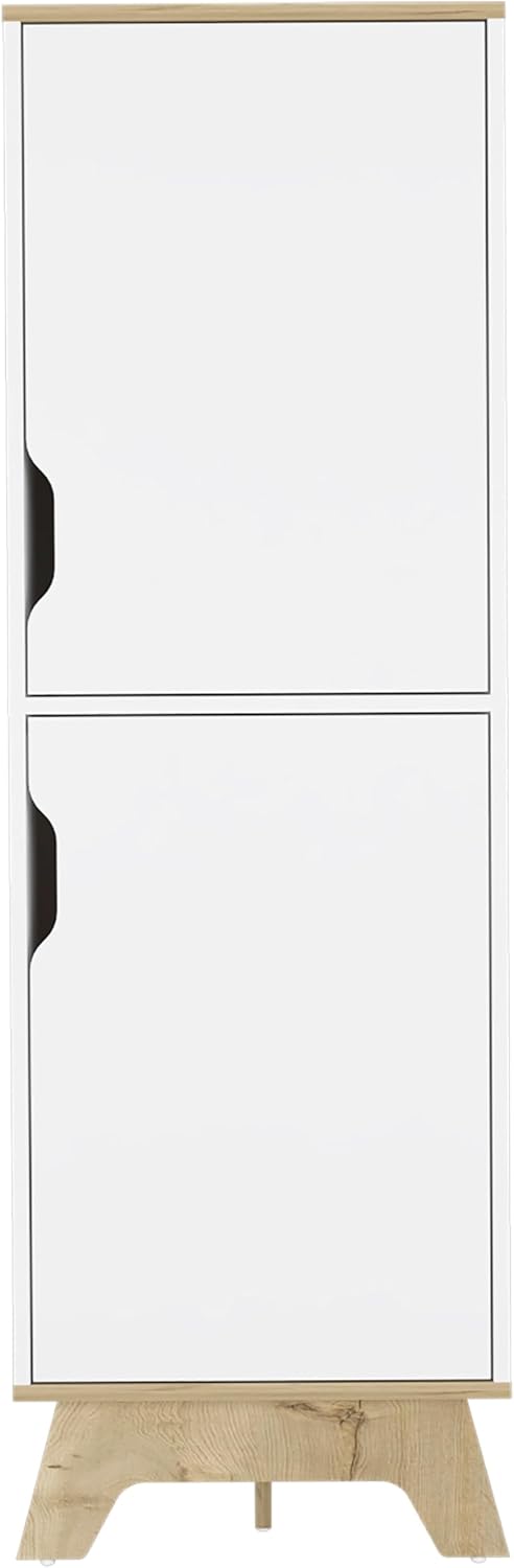Single Kitchen Pantry,Four Storage Shelves,Double Doors Cabinets,Cupboard,Storage Cabinet,Buffets & Sideboards,for Dining Room