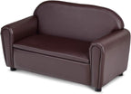 FANTASK Child’ s Sofa, Kid Armrest Sofa Chair Living Room Furniture, Kids Sofa Lounge Bed with Hidden Storage Compartment, Double Seat Upholstered Armchair, Great Gift for Kids, Toddlers