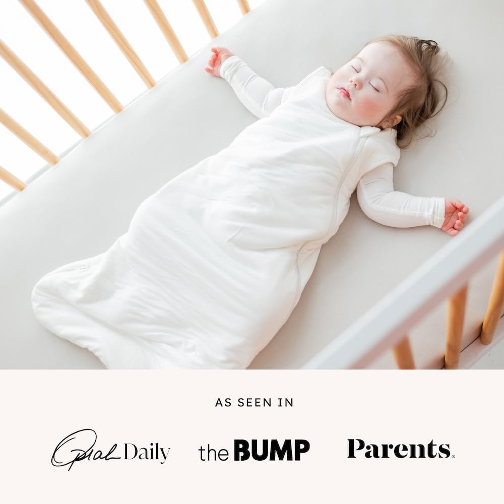 KYTE BABY Sleep Bag 0.5 TOG, Rayon Made From Bamboo Wearable Blanket, Dual Zipper For Infants And Toddlers Nursery Essentials