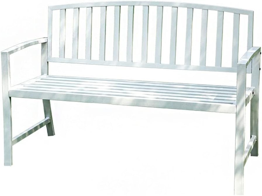 Patio Benches for Outdoors Outdoor Park Bench Community Plaza with Backrest Metal Leisure for Terrace Courtyard Balcony Shopping Mall Garden Benches for Outdoors