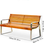 Patio Benches for Outdoors Outdoor Park Bench Double Garden Seat Chair Wrought Iron Plaza with Backrest Company Leisure Garden Benches for Outdoors