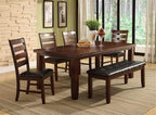Milton Greens Stars Alicante Bench, 48 by 17 by 19-Inch, Dark Brown