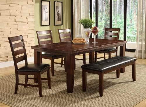 Milton Greens Stars Alicante Bench, 48 by 17 by 19-Inch, Dark Brown