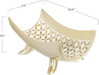 Creative Scents Schonwerk Diamond Lattice Decorative Bowl Table Centerpiece - Home Decor for Living Room, Centerpieces Table Decorations for Dining Room and Coffee Table
