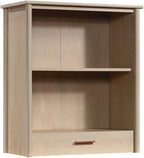 Sauder Whitaker Point Transitional Engineered Wood Library Hutch in Maple
