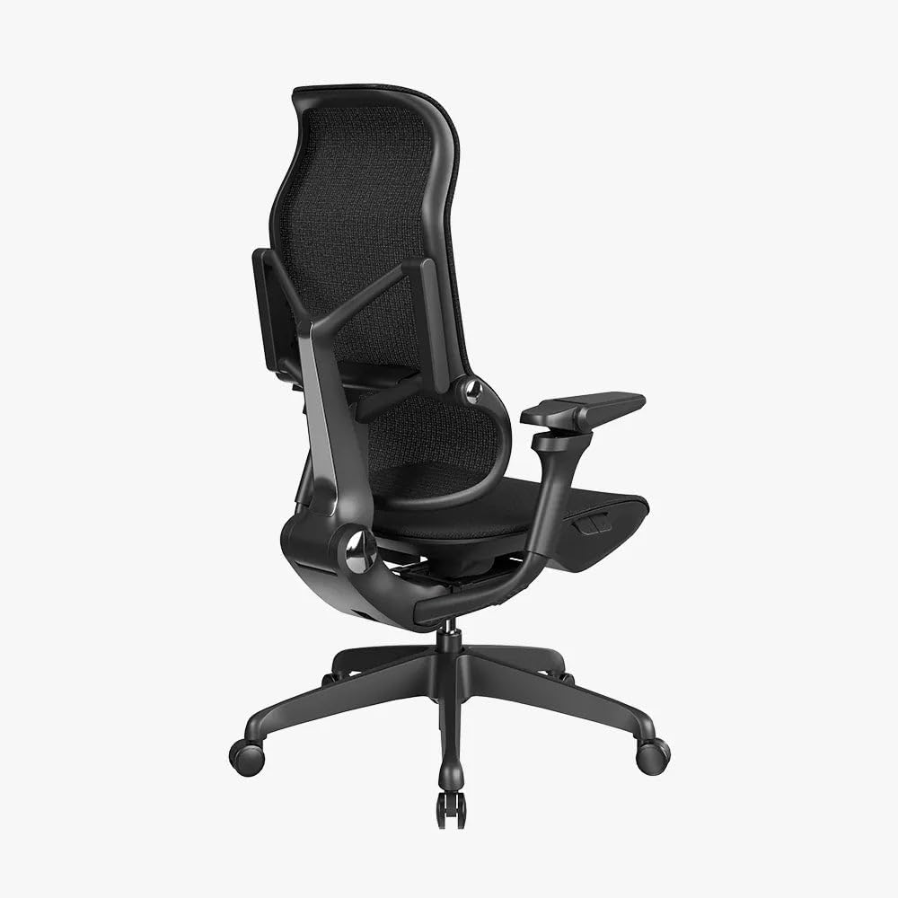 Sunaofe Morph Classic Ergonomic Office Chair - Adjustable Lumbar Support, 7D Armrests, 140° Recline, Breathable Mesh, 300lb Capacity, BIFMA Certified, 5-Year Warranty Grayish