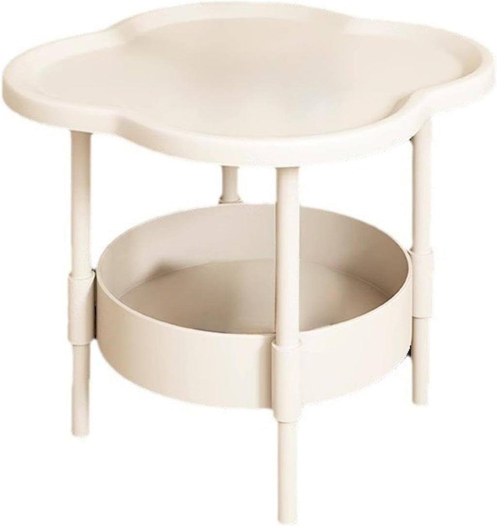 Small Petal-Shaped Side Table, Kids Nightstand, Small Bedside Table, Bedside Shelf, Bathroom Table, Mini Night Stand, Side Table for Bedroom Living Room Bedroom Bathroom