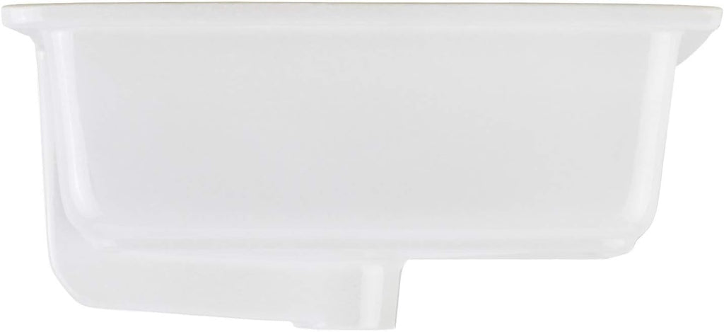 Signature Hardware 447966 Destin 20" Vitreous China Undermount Bathroom Sink - Glazed Underside