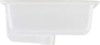 Signature Hardware 447966 Destin 20" Vitreous China Undermount Bathroom Sink - Glazed Underside