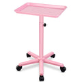 Salon Señor Pink Salon Tray with Wheels, Height Adjustable Hair Color Service Tray for Spa, Tattoo, or Home Use