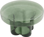 Round Glass End Table, Modern Floral Base Coffee Table Small Accent Side Table for Living Room Bedroom Office 15" or 22" Tabletop