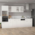 Drawer Bottom Cabinet Lyon White 31.5x18.1x32.1 Inches Engineered Wood Kitchen Storage Cabinet with One Drawer and Two Shelves