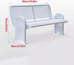 Patio Benches for Outdoors Park Chair Outdoor Long Leisure Stool Double Square Garden Community Scenic Bench Garden Benches for Outdoors