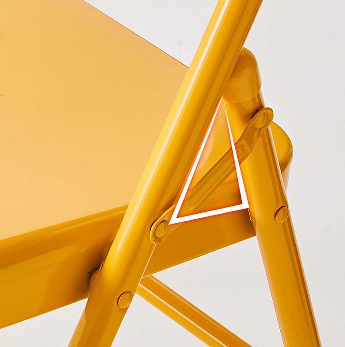 Portable Stackable Folding Chairs with Backrest Commercial Seating for Events Offices Weddings and Parties