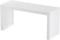 Bamboo Indoor Long Dining Bench, Outdoor Modern Wood Benches 35 Inch Bamboo Bench for Living Room Hallway Bedroom Bathroom