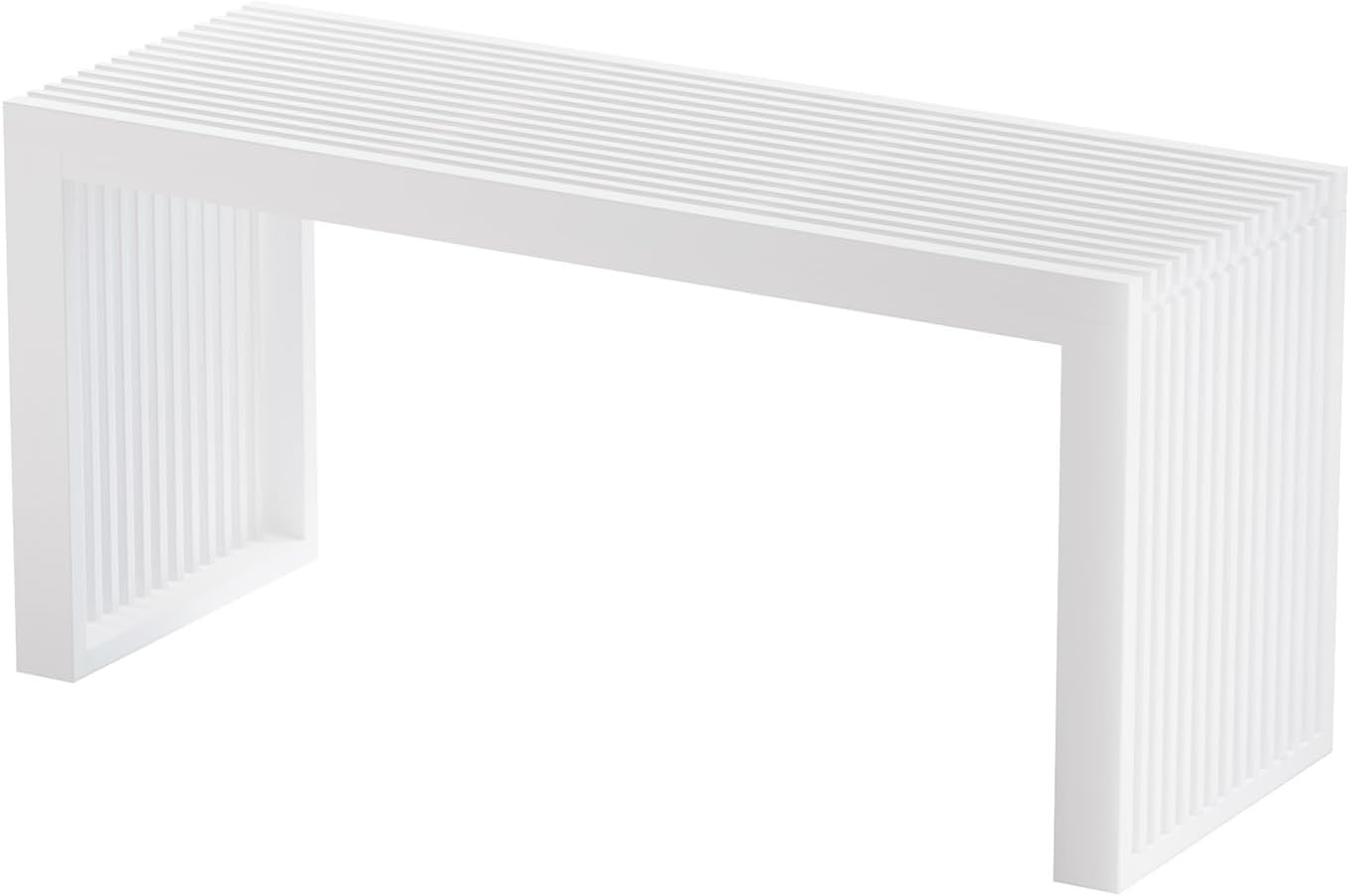 Bamboo Indoor Long Dining Bench, Outdoor Modern Wood Benches 35 Inch Bamboo Bench for Living Room Hallway Bedroom Bathroom
