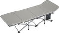 Camping Bed Portable Foldable Bed Office Single Nap Recap Chair Easy Companion Folding Bed(Small)
