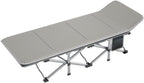 Camping Bed Portable Foldable Bed Office Single Nap Recap Chair Easy Companion Folding Bed(Small)