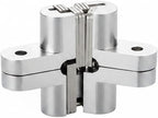 Aluminum Alloy Bi-Fold Door Track and Wheel Kit, Top Mount Hardware for Closet Doors & Room Dividers, Silver Finish Replacement Set