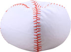 Colorful House Stuffed Animal Storage Bean Bag Chair for Kids and Adults, Lightweight Bean Storage Bag Cover for Organizing Blankets Clothes (38 inches, Baseball)