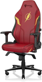 Secretlab Titan Evo Flash Gaming Chair - Reclining - Ergonomic & Comfortable Computer Chair with 4D Armrests - Magnetic Head Pillow & 4-Way Lumbar Support - Red - Leatherette