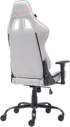 NEWSKILL Kitsune V2 Breathable Fabric Gaming Chair, Lumbar and Cervical Cushions Included, 180 Recliner, Supports up to 300 lbs, Pink